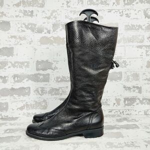 Easy Spirit Illuminatet Black Leather Winter Boots K203